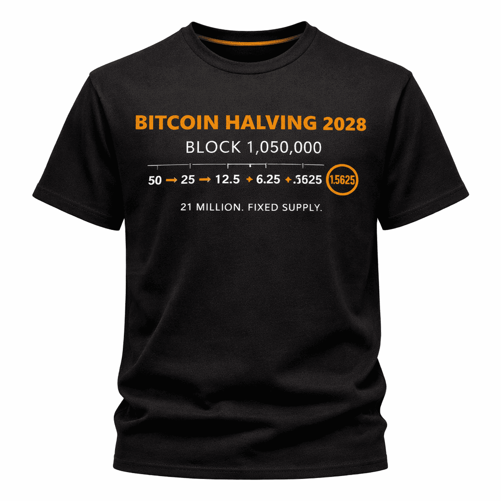 Bitcoin Halving 2028 — Limited Edition Tee