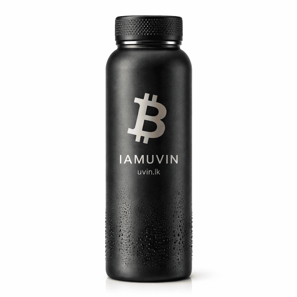 IAMUVIN Bitcoin Water Bottle — 750ml